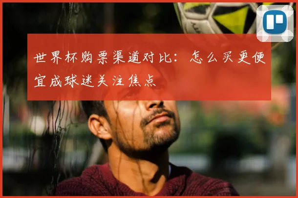 世界杯购票渠道对比：怎么买更便宜成球迷关注焦点